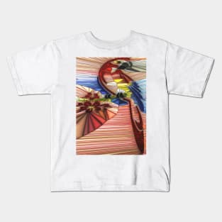 Stand glass Parrot Kids T-Shirt